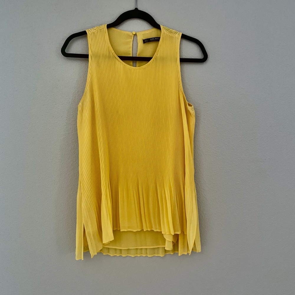 Zara soft pleated top